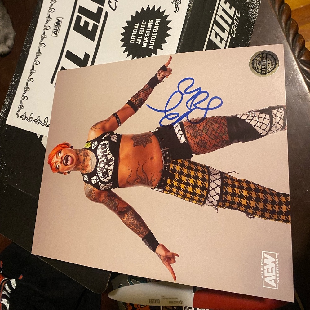 All Elite Wrestling AEW crate Ruby Soho autographed 8x10 photo